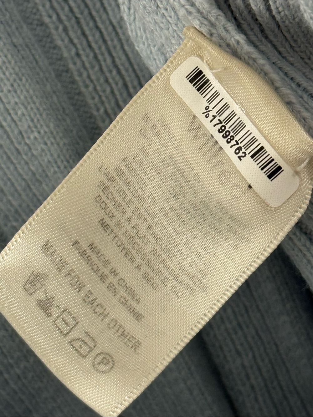Aritzia Wilfred Plunge Front Cardigan light heatwave blue - Picture 7 of 8